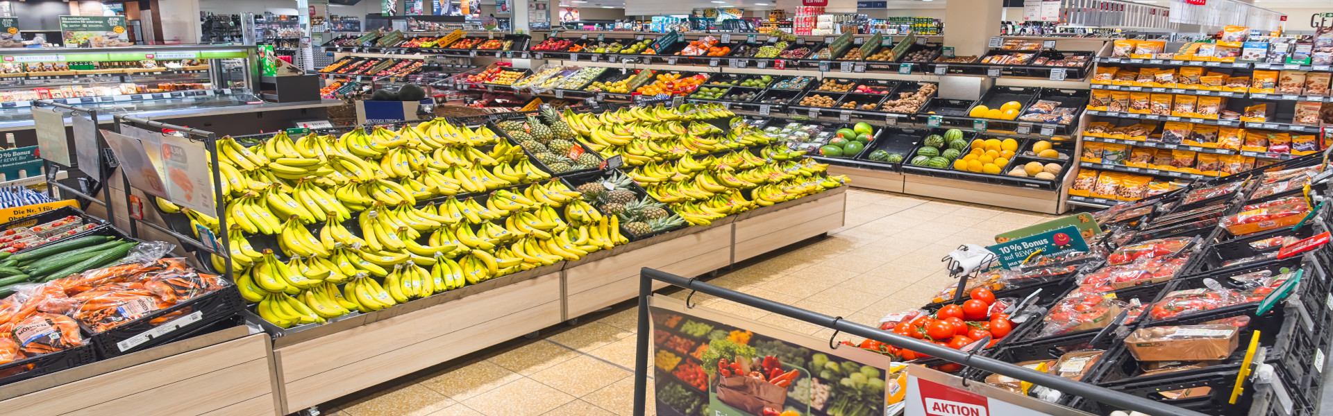 Obst Gemüse Abteilung